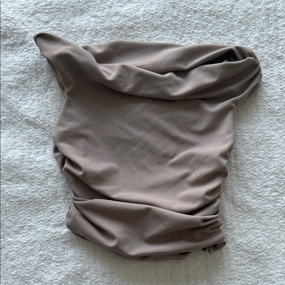 Abercrombie & Fitch Taupe Women's Top